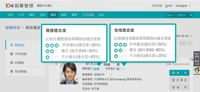 適性報表 適性報表